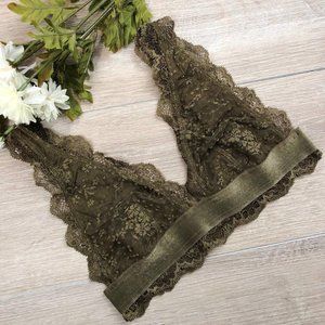 **NEW** 2/$30 Victoria's Secret Satin & Velvet Plunge Bralette